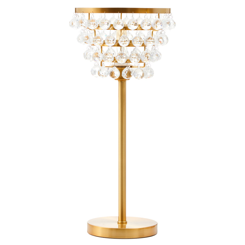 Metal Table Lamp, Gold