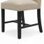 Ensemble de 2 chaises d'appoint rembourrées Jaynes Beige
