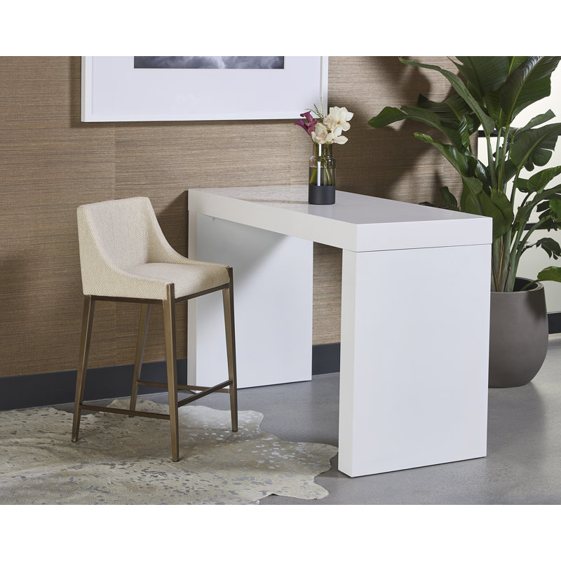 Nate Upholstered Stool, Oatmeal