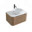 Meuble-lavabo courbé avec rangement à fermeture en douceur et porte-serviettes intégré-1478224093-1478224095