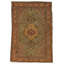 Tapis turc vert et rouge 4 x 6 Oushak