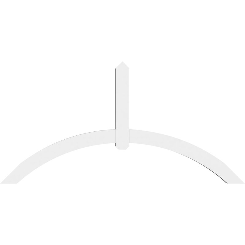 Support pour pignon en PVC Archdale, H 36 po x l 72 po (pas 12/12), P 4 po x F 4 po
