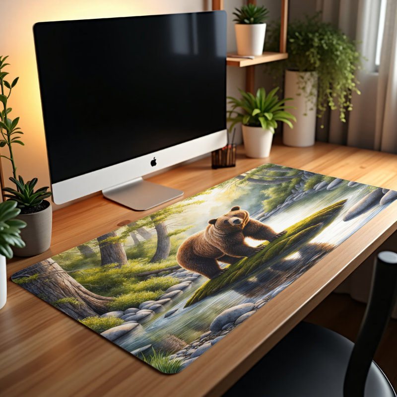 Polyester Desk Pad, 14.4x12.1