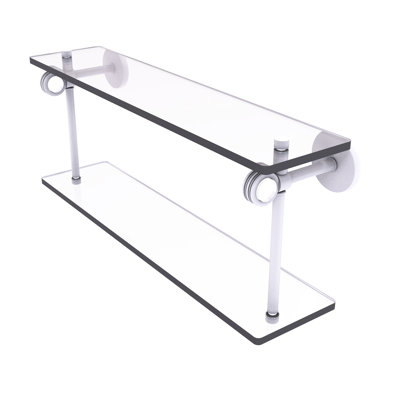 Tablette murale double verre Margolis
