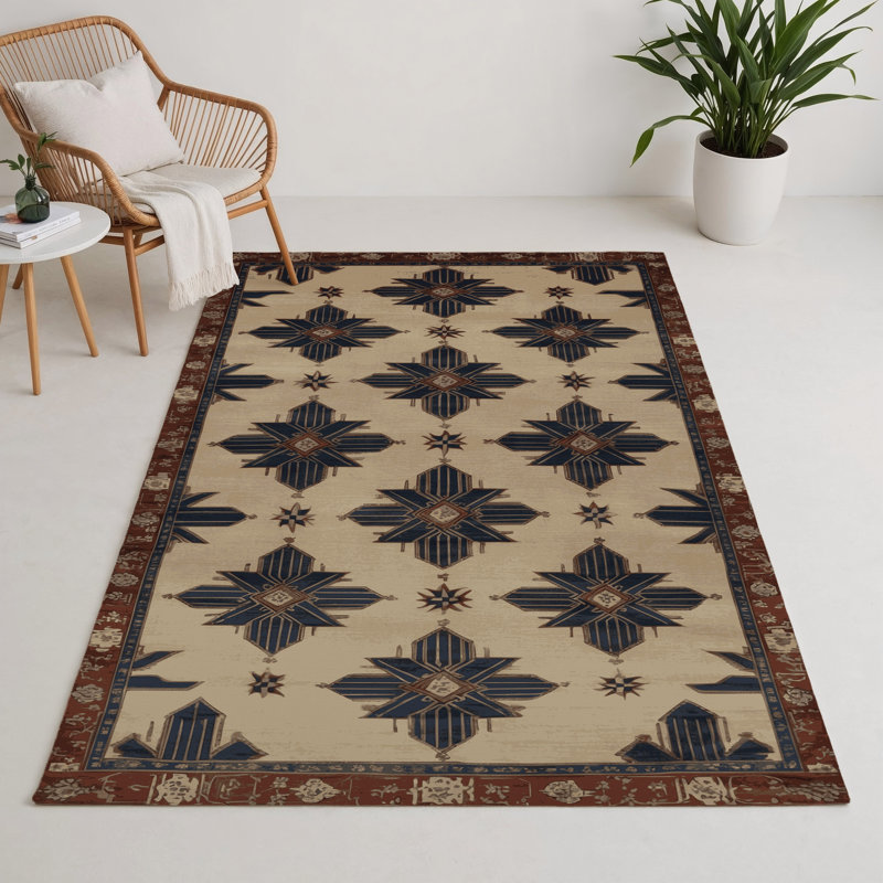 Tapis intérieur et extérieur ArtDeco, Rectangle 5 pi x 7 pi