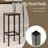 Audelio Counter Stool with Metal Frame-760824816