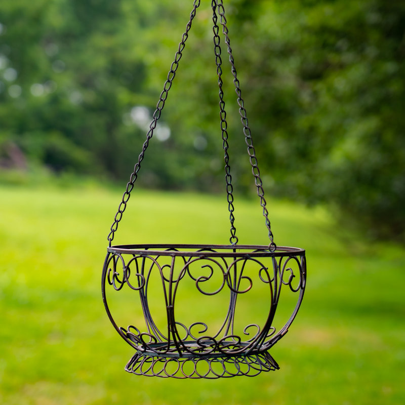 Ensemble de paniers suspendus en métal, Bronze