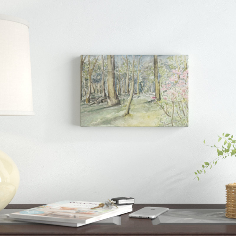 Virginia Woods I by Natasha Chabot - Painting Print, 20cm H x 30cm W, Wrapped Canvas