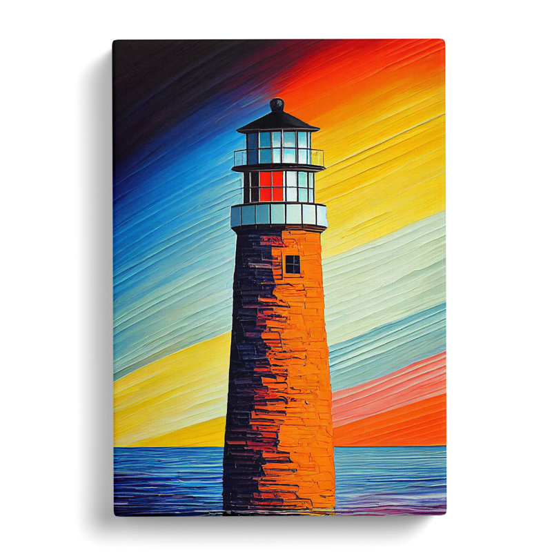 Lighthouse In Colour Vol.5 - Wrapped Canvas, 50cm H x 35cm W x 3cm D