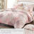 Soft Reversible Pink Comforter Set