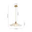 Mid-century Farmhouse Lotus Flower Glass Pendant Light