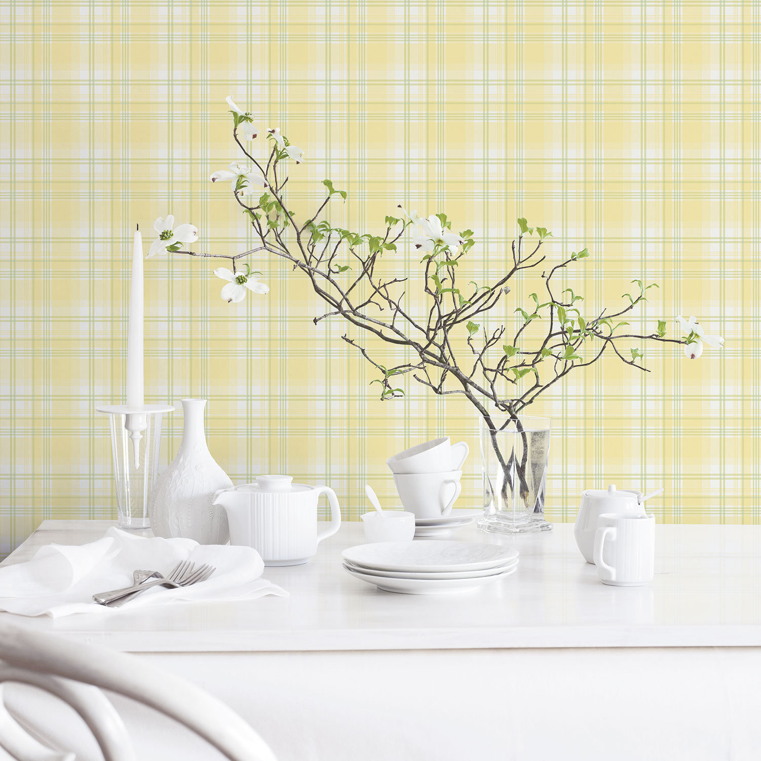 Kitchen Recipes Wallpaper Roll, Green-68