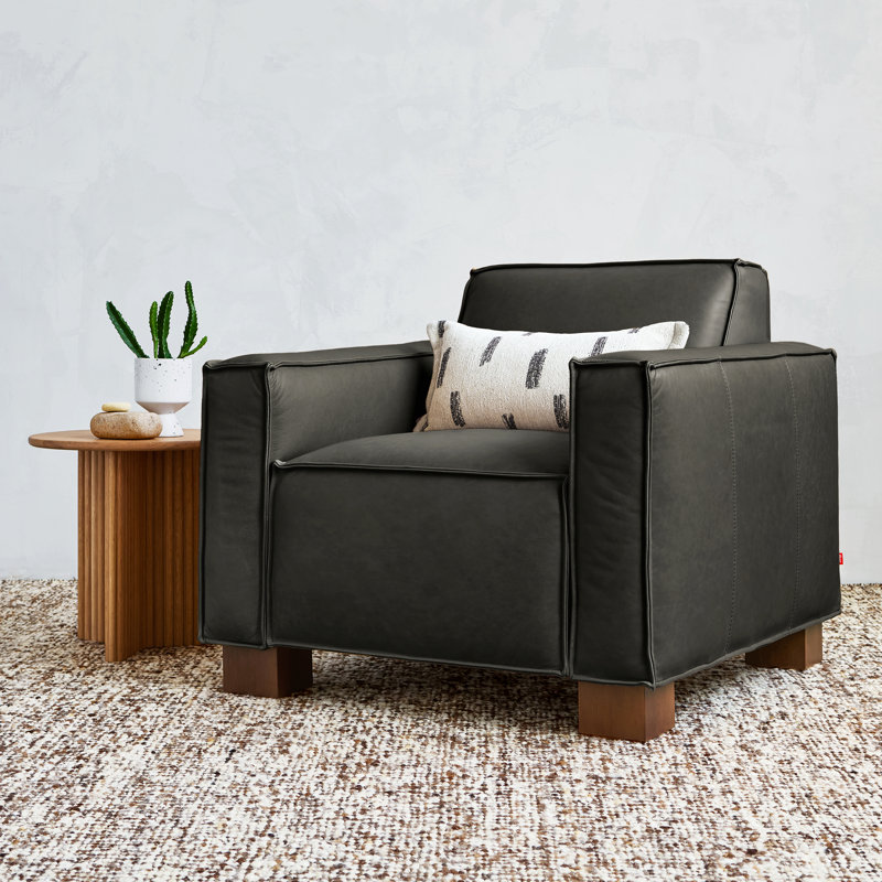 Chaise Cabot, Cuir Tucson Char
