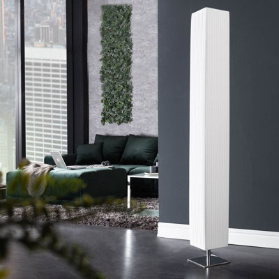 Daniel 160cm Silver Column Floor Lamp