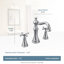 Robinet de salle de bain Weymouth TS42114 en chrome, valve requise (non incluse)-936998947