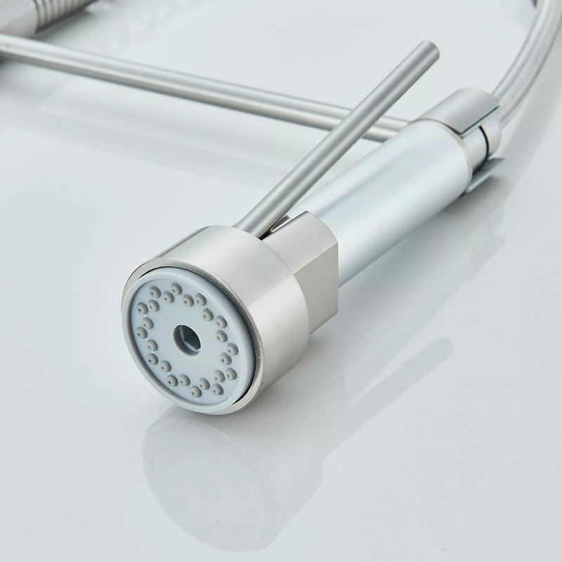 AlenArtWater Faucet Pull Down Kitchen Faucet, Chrome