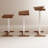 Solid Wood Adjustable Side Table with Tilting Top & Hidden Casters - Multi-Function Laptop Desk for Bed & Sofa-94238343