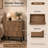Mid-Century Modern 3-Drawer Nightstand with Textured Wood Fronts Set of 2-2138245427-2117572893
