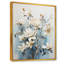 «White and Blue Magnolia Blossom Beauty II», reproduction sur toile-1923044877-1923044985