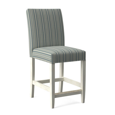 Manhattan Upholstered Stool with Solid Wood Frame