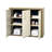 Thetris - Pp Multipurpose Cabinet With 3 Doors And Shelves