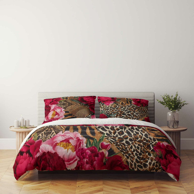 Premium Single Quilt Cover Set, 70% Polyester / 30% Cotton, Duvet Cover 55.1 x 78.7 inches & Pillowcase 23.6 x 23.6 inches | Machine Washable, 120 Thread Count, Button Closure for Duvet, Envelope Closure for Pillowcase