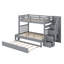 Bunk Bed Frame with Pull-Out Trundle-155817174