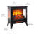 21" Three-Sided Freestanding Electric Fireplace