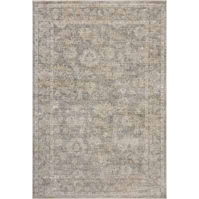 Loloi Kahmel Slate / Natural Area Rug