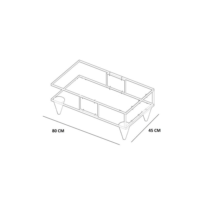 Carlos Coffee Table With Storage Space