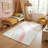 Rug Branch Marlow 8' x 11' (7'7" x 10'10") Pink/Cream Rainbow Kids Area Rug, Contemporary, Medium Pile, Stain-Resistant Carpet - Playroom, Nursery, Toy Room and Bedroom-2141863991