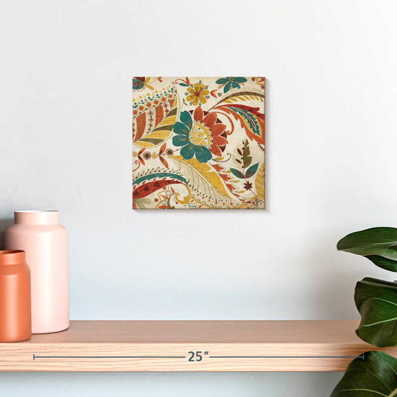 Kerner Boho Paisley Spice I, H 10 po x l 10 po