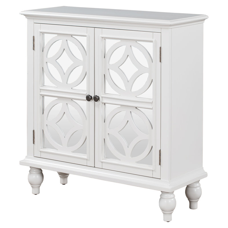 Buffet avec portes, Blanc
