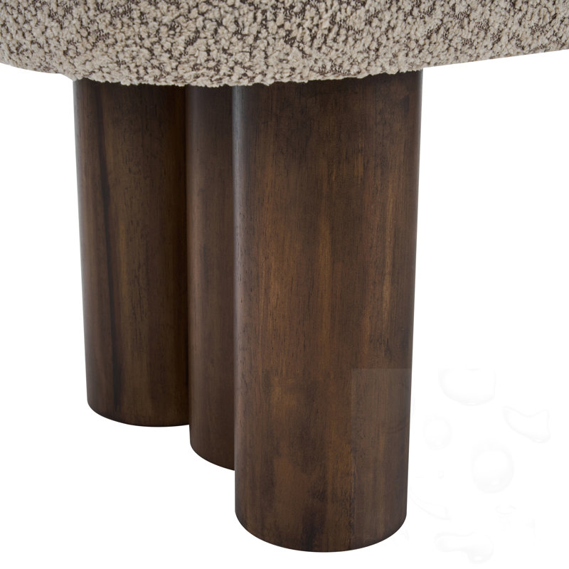 Upholstered Bench, Khaki