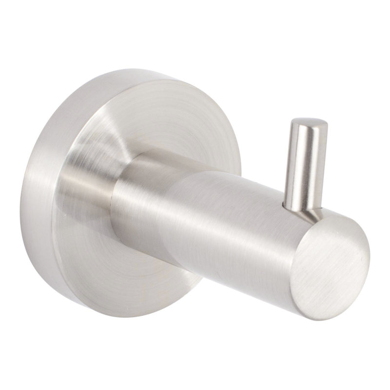 Lugano Robe Hook, Satin Nickel