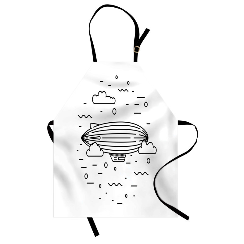 No Pattern Bib Apron
