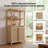 Bamboo Storage Cabinet, Separate Bathroom Cabinet With 2 Doors-1852011324