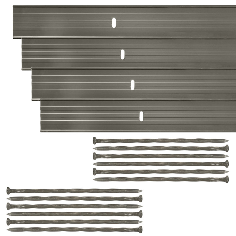 Bordure en aluminium pour paysage, Noir