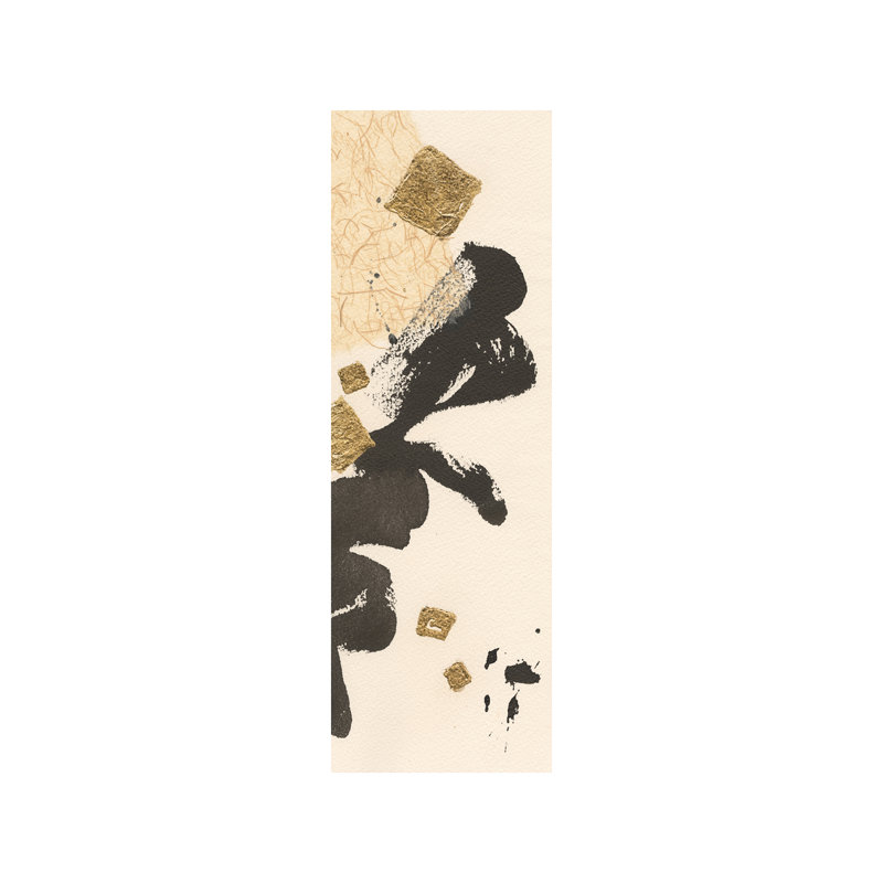 Gilded Collage Ii by Chris Paschke - Wrapped Canvas Panoramic Print, 30.48 cm H x 91.44 cm W x 1.91 cm D