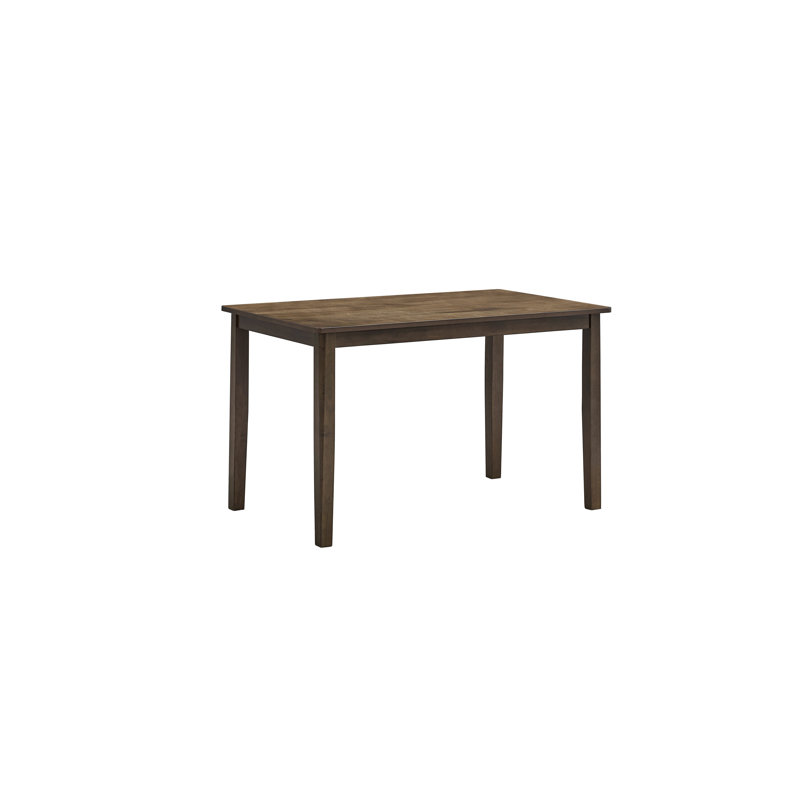 Walnut Rectangular Dining Table, 47" Wide, Contemporary Wood Design