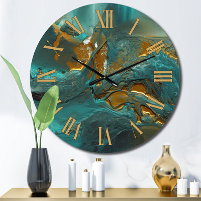 Horloge murale Golden Sunshine