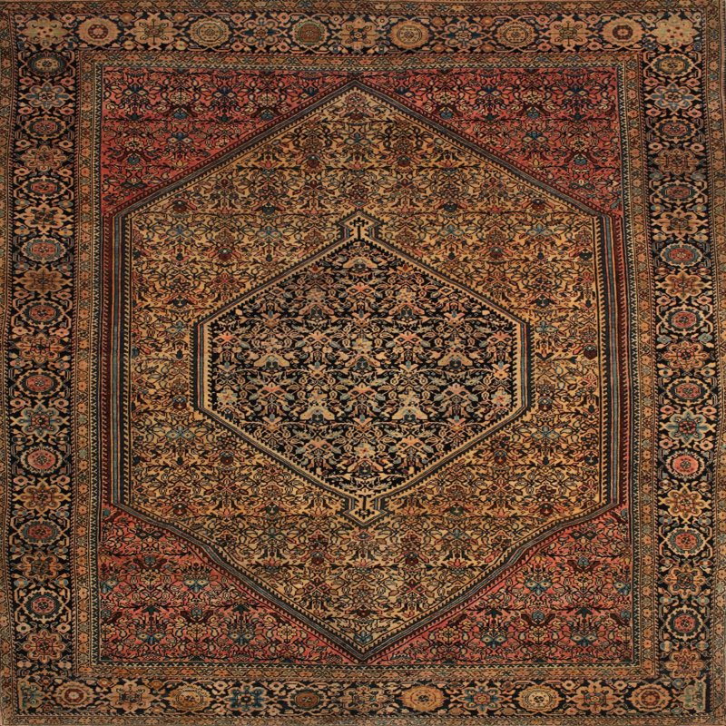 Oriental Indoor Rug, Square 6'