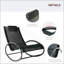 Chaise berçante d'extérieur pour bronzer