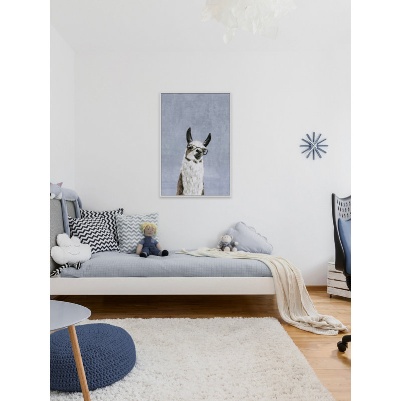 «Cool Llama II», reproduction sur toile, H 30 po x l 20 po x P 1,5 po