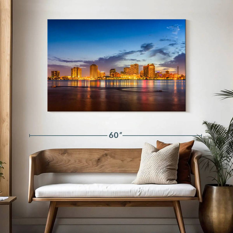 Sirci New Orleans Waterfront, H 32 po x l 48 po