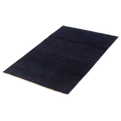 Tapis bleu marine 3 pi 9 po x 5 pi 7 po Pak Finest Gabbeh
