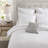 Matelasse Bright White Full/Queen Comforter Set