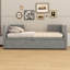 Lit de jour simple tapissier - Lit gigogne inclus-1593107950