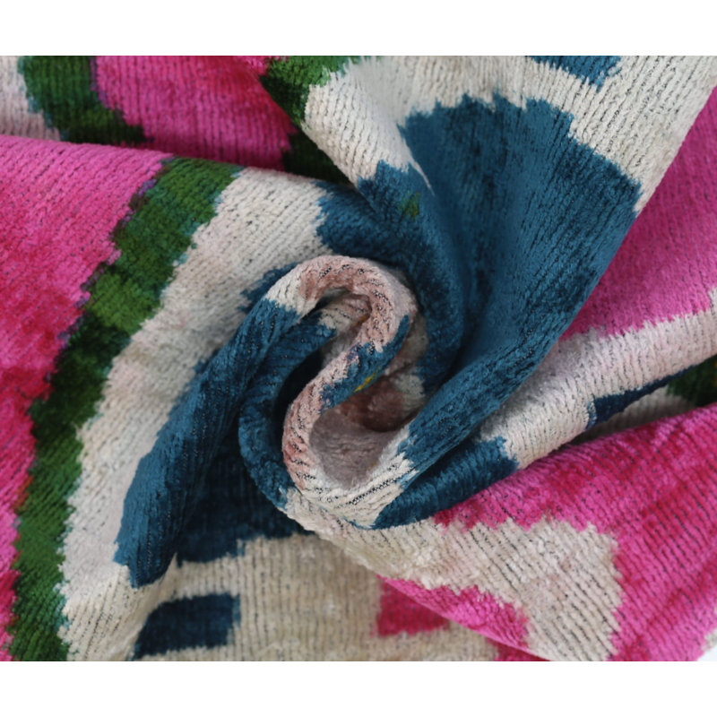 Geometric Velvet Throw Pillow