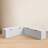 L-shape Storage Bench With Cushioned Seating, For Dining Room, Kitchen, Entryway-1329092087